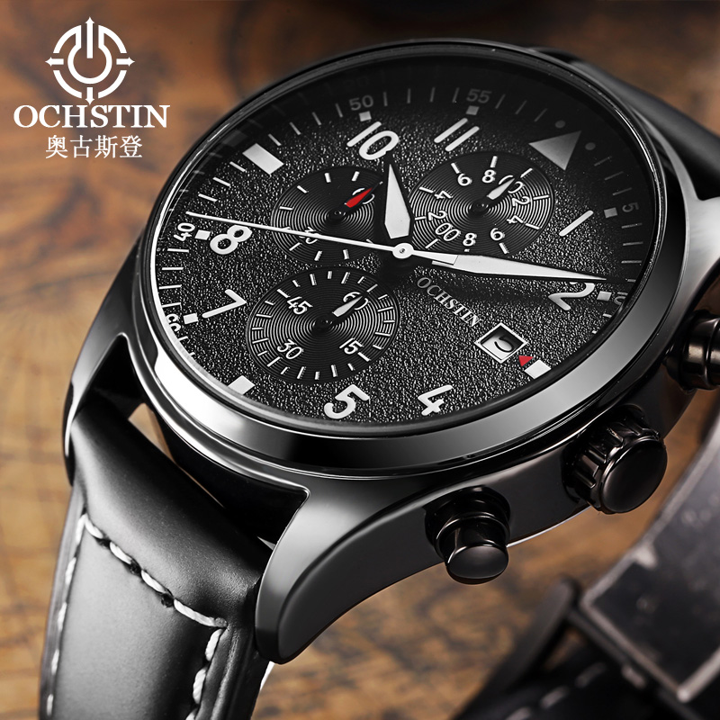 OCHSTIN Original Men Chronogra - Leather Watch Band Men のレビューと価格