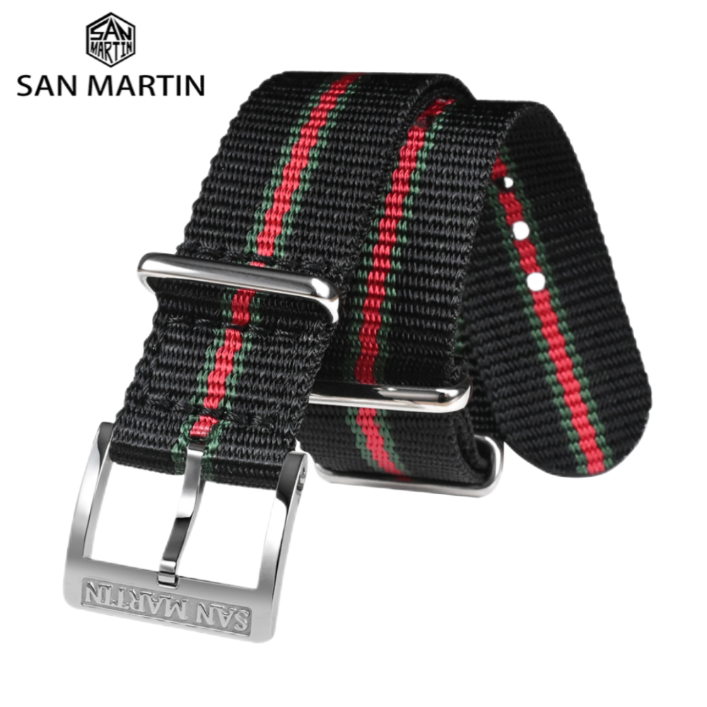 San Martin 20mm Rugged Woven F - Tropic Strap Vintage のレビューと価格