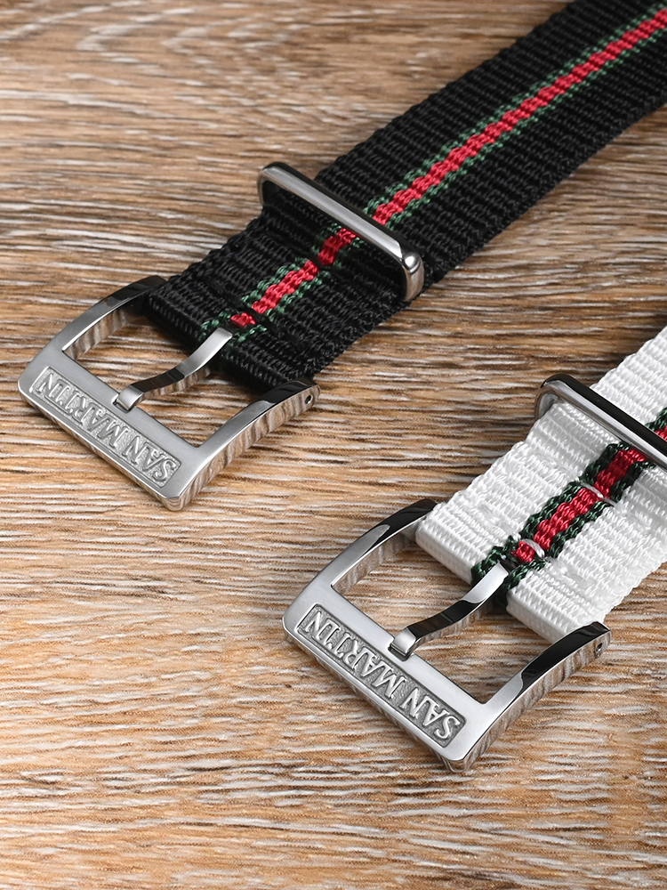 San Martin 20mm Rugged Woven F - Tropic Strap Vintage のレビューと価格