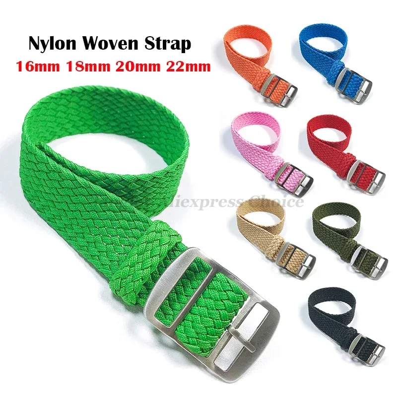Fabric Woven Nylon Watch Band  - Perlon Strap Woven のレビューと価格
