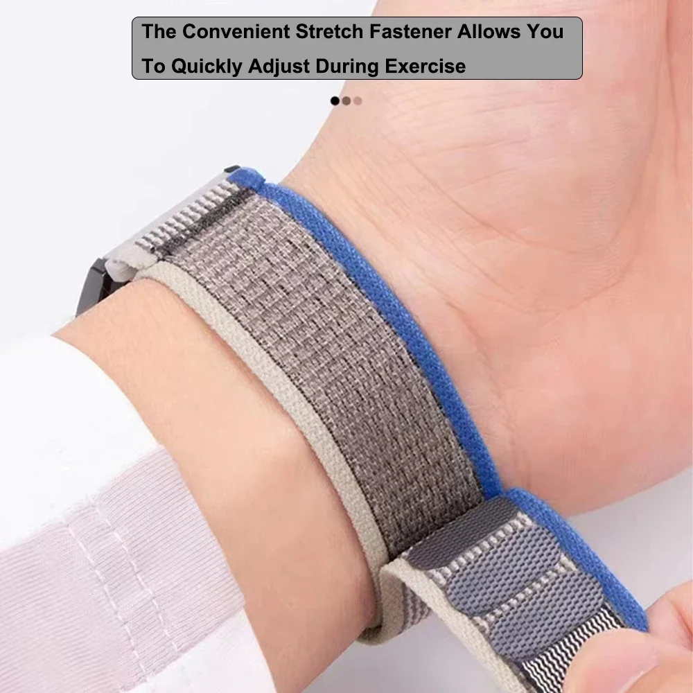 20/22mm Trail Loop Watchband F - Sport Loop Velcro のレビューと価格