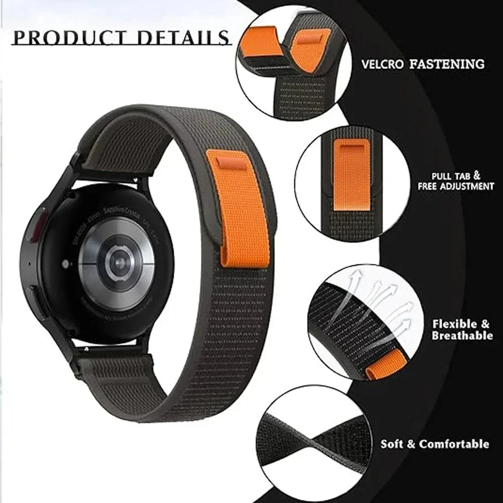 20/22mm Trail Loop Watchband F - Sport Loop Velcro のレビューと価格