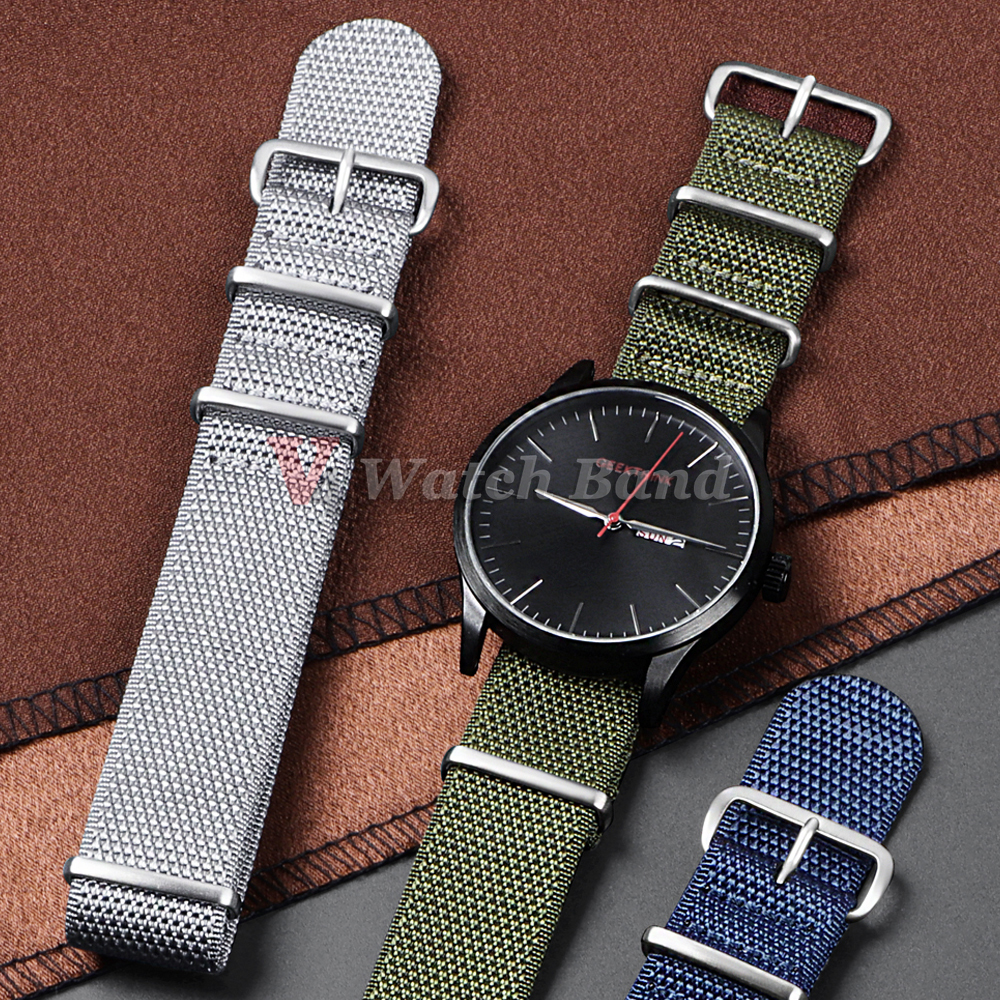 Dense Nylon Strap 20mm 22mm Wo - Perlon Strap Woven のレビューと価格