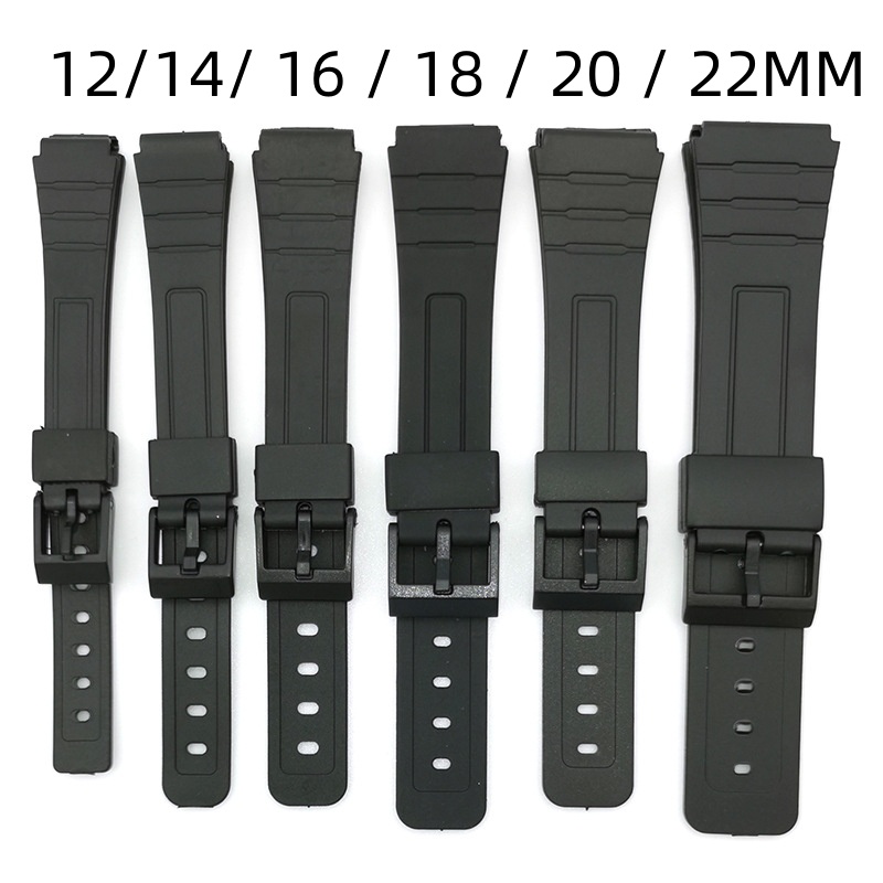 12 /14/16/18/20/22mm For CASIO - Rubber Strap Diver のレビューと価格